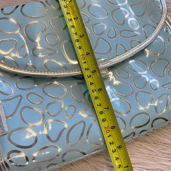 Gainsborough Blue Printed Large Makeup Cosmetic Travel Toiletries Bag NEW - Picture 3 of 4